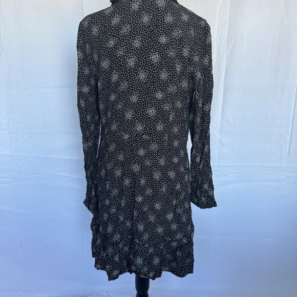 LOFT lined black and white dress size petals 10 - 0290 - Picture 2 of 7